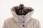 Fox Schmitt Women s Winter Jacket 38 Beige Gray Half-length Lined A1140