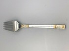 Golden Aegean Weave By Wallace Sterling Silver Meat Serving Fork 8 5 8 