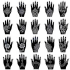 Henna Tattoo Stencil Kit Temporary Stickers Hand Body Indian Art 20 Sheets
