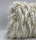 Pottery Barn Teen Faux Fur Bean Bag Chair Slipcover Winter Fox Large  9793g