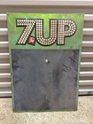 Vintage 1970s 7up Tin Advertising Chalkboard Sign No  89 Stout