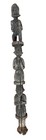 Yoruba Tribe Magnificent Old Orisha  Ancestor Staff From Honolulu Museum Of Art