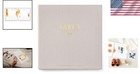 Eco-friendly Baby Memory Book With Gold Embossing - Perfect For Every Family
