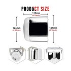 Rtrhinotuning 4pcs 4 88inch Push Through Wheel Center Caps Chrome Silver For    