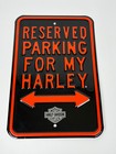 Harley Davidson Motor Cycles Reserved Parking For My Harley Heavy Thick Sign