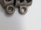 Lot Of 2 1 5  Nickle   Bronze Pulley Spain Block Tackle Boat Sail Double Wheel