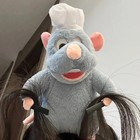 Cute Ratatouille Plush Mouse Doll Headband - Soft Plushie Hairband   Wide