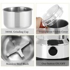 Electric Coffee Bean Grinder Nut Seed Herb Grind Spice Crusher Mill Blender New