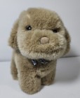 Vintage Dakin Puppy Dog Plush Blue Gingham Bandana 1985 Excellent Soft