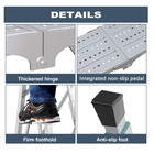 Daolift 78 74 x9 84 Carbon Steel Scaffolding Platform Of Cap 660 Lbs 40-65  H