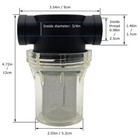 3 4  Female Npt In-line Strainer With 40 Mesh Stainless Steel Filter Screen