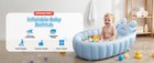 Iatable Baby Bathtub  Newborn To Toddler Bath Tub With Built-in Air