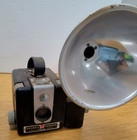 Lot Of 4 Vintage Collectable Cameras Including 2 Brownie Cameras Parts Only