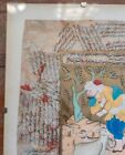 Antique Middle Eastern Mughal Safavid Illuminated Manuscript Page Persian