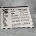 Rusty Wallace Signed Mgd  2 Thunderbird 1995 Penske Nascar Winston Cup Photo