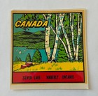 Vintage Lot Of 8 Different Travel Souvenir Decals From Across Canada New Unused