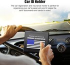 2 Pack Car Registration And Insurance Holder Essential Auto Card Document Glove