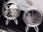 2018 World War I Centennial Silver Dollar    army  Medal Wwi 2 Coin Set Box Coa
