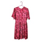 Mode O  Day X Vintage 1960 s Floral Button Front Dress In Pink