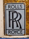 Vintage Rolls Royce Porcelain Sign British Automobile Dealer London Car Dealer
