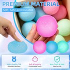 3pcs Squishy Stress Balls Textured Fidget Toys Sensory Squeeze Balls For Kids