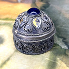 Rare Ancient Viking Bronze Amulet Jewelry Engraved Box