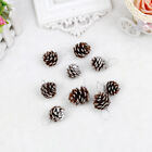 9 Pcs Set Christmas Pine Cones Bauble Xmas Tree Party Hanging Decor Ornament