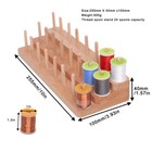 Nature Wood Rack For Holding Threads  Spools  Fly Tying  Crafting  Thread Holder