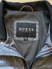 Men   s Guess Gray Quilted Jacket Size Sm Mesh Lining