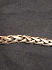 Vintage Taxco Mexican Sterling Silver Wheat Chain Necklace 21  61g 925 Tsd-19