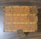 Vintage Robert Emmet Suitcase Cigar Tin Hummell   Co  Binghamton N y  