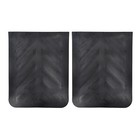 1 Pair 24  X 30  Heavy Duty Mud Flaps Rubber Black For Semi Truck Trailer