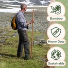 Bamboomn Bamboo Bo Staff Stick Round End