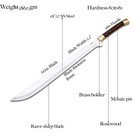 Machete For Yard Work- Full Tang 24inch Condor Machete Knife With Leather Sheath