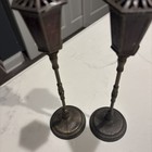 Vintage Vantines Incense Burners Cast Metal brass French Street Lights Rare