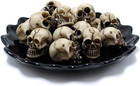 20pcs Miniature Skulls Heads Halloween Figurines Skeleton Skull Statues Ornament