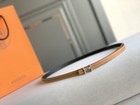 Hermes Women s Cowhide Belt With Silver Buckle