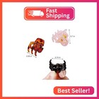 50 Pcs Mini Hair Claw Clips    Bangs Strong Grip Multifunction Clamp Clips   brown