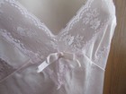 Ub Lavender Mega Lace Sheer Nylon Camisole Slip Nightgown Sz 2x Bust 46 