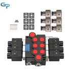 Hydraulic Control Valve Double Acting 13 Gpm 3600 Psi 3spool Solenoid 12v Dc