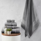 Splendor 6-piece Charcoal 1000 Gsm 100  Cotton Bath Towel Set