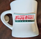 Krispy Kreme Doughnuts Coffee Cup Mug Raised Logo Heavy Large Diner Style 14 Oz
