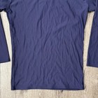 Under Armour Compression Shirt Mens Medium Blue Mock Neck Heatgear Long Sleeve