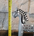  rare  Vintage Swedish Grey Dala Horse By John Gudmunds   8  