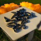 Black Pan Head Screws  6x1 2    6x5 8  Qty 250 Pack   8x3 4  Qty 200 Pack