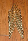 Lot Of 10 Brass-plated Plate Hanger Holder Display On Wall 3 5  To 5  Diameter 