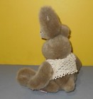 Seated 9  Russ Stuffed Plush Animal Easter Bunny Rabbit Named Misty W  Rose