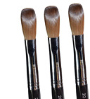 Six Angles- Black Petal Kolinsky Acrylic Nail Brush For Manicure Powder crimped 