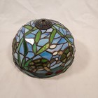 Vintage Tiffany Style Stained Glass Turtle Lamp Shade - Aquatic Mosaic Turtlebac