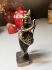 Vintage Bronze Lakshman Statue Antique Hindu God Figure Indian Deity Sculpture